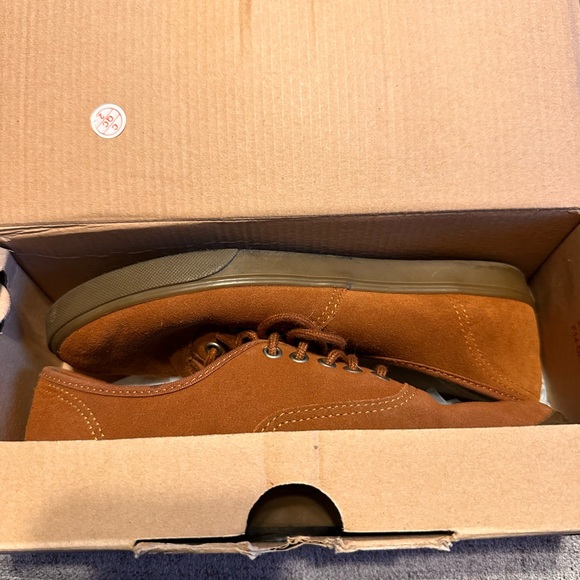 Vans Brown Sneakers Moccasin-Style Leather - Picture 3 of 4